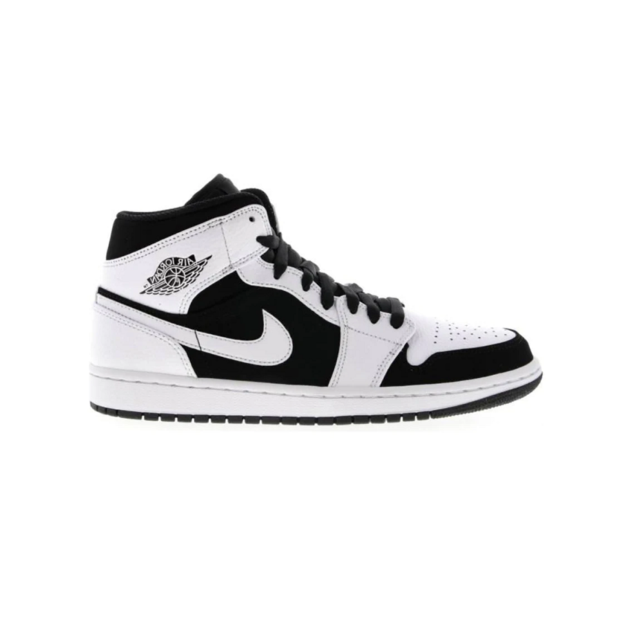 Air Jordan 1 Retro Mid Black & White Sneaker